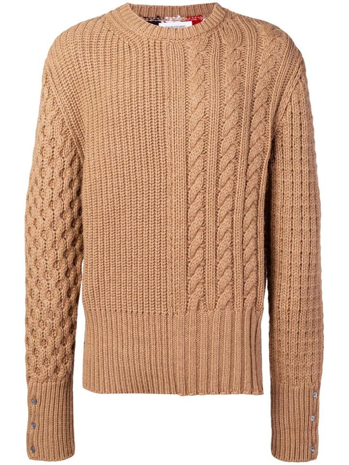 Thom Browne Chunky Cable-knit Jumper
