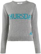 Alberta Ferretti Thursday Intarsia Jumper - Grey