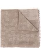 Mulberry All-over Logo Scarf - Neutrals