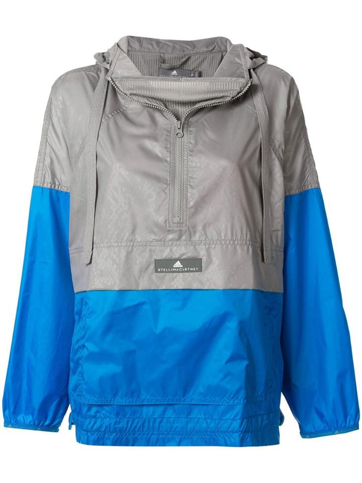 Adidas By Stella Mccartney Colour Block Sport Jacket - Grey