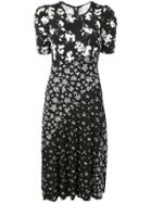 Michael Kors Collection Floral Shift Dress - Black