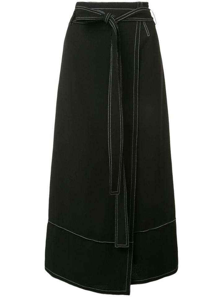 Yigal Azrouel Tie Wrap Culottes - Black