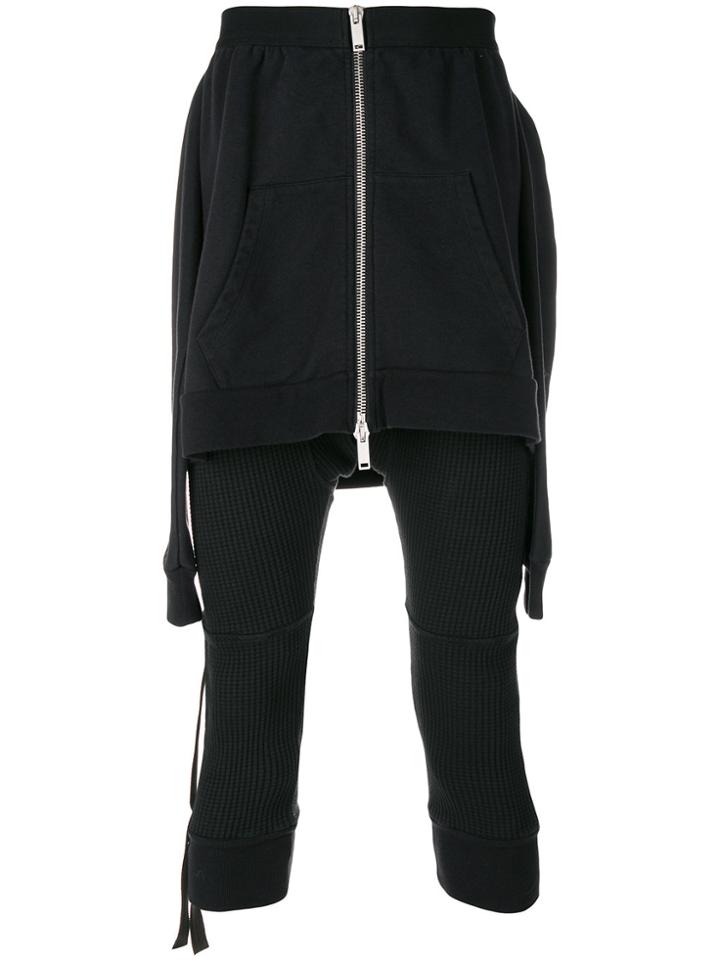 Unravel Project Ribbed Sweatpants - Black