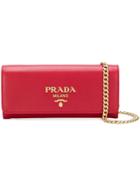 Prada Mini Wallet Bag - Red