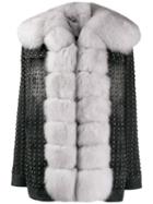 Philipp Plein Crystal Denim Jacket - Grey