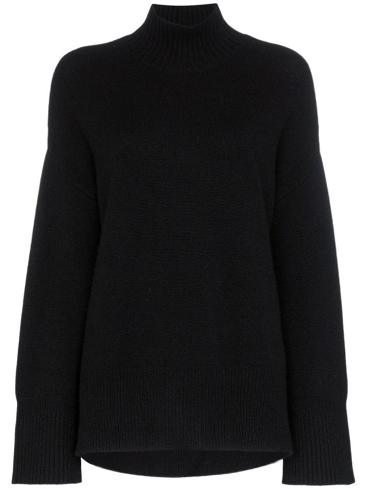 Frame Roll Neck Jumper - Black