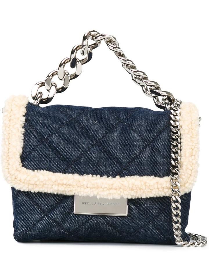 Stella Mccartney Tiny 'beckett' Tote, Women's, Blue