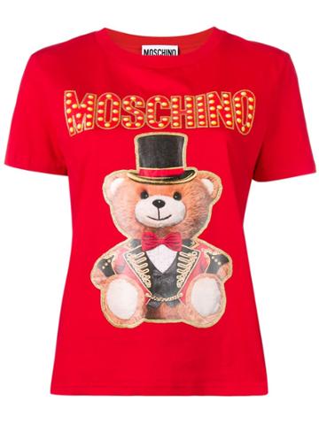 Moschino Circus Teddy T-shirt - Red