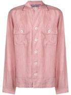 Junya Watanabe Man Relaxed-fit Shirt Jacket - Red