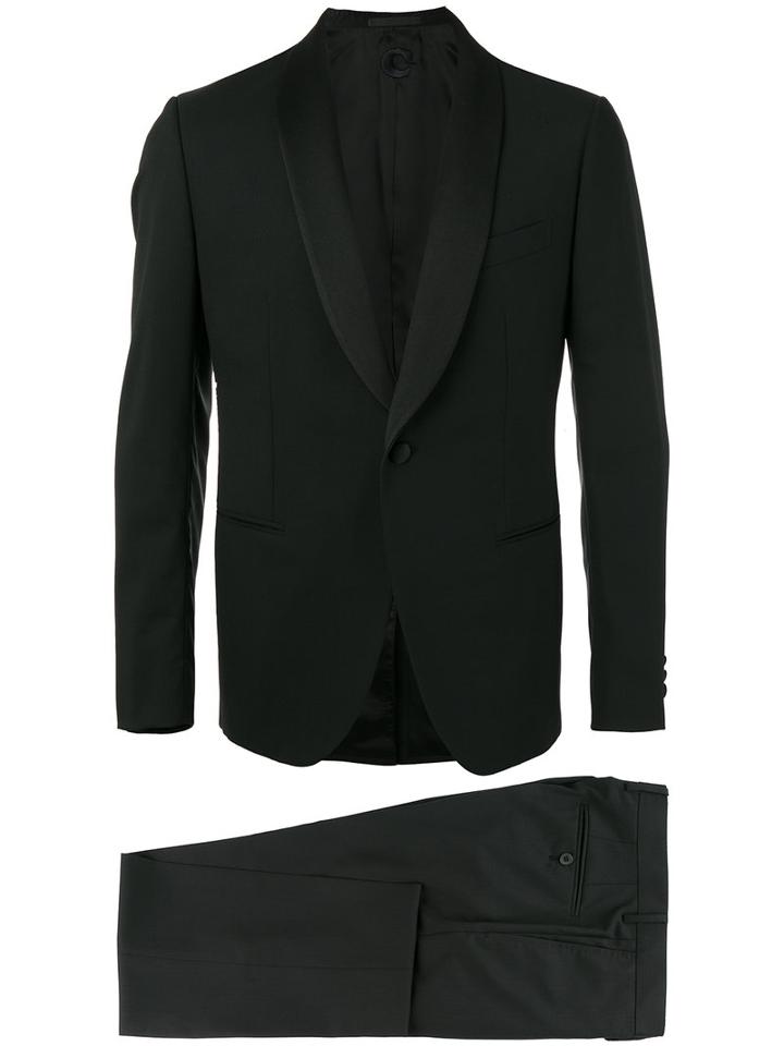 Caruso - Two-piece Tuxedo - Men - Spandex/elastane/cupro/wool - 48, Black, Spandex/elastane/cupro/wool