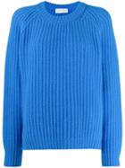 Christian Wijnants Long-sleeve Flared Jumper - Blue