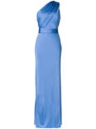 Lanvin One-shoulder Long Dress - Blue