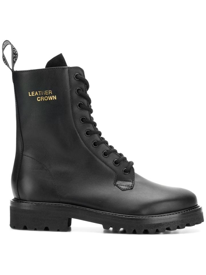 Leather Crown W Iconic26 - Black