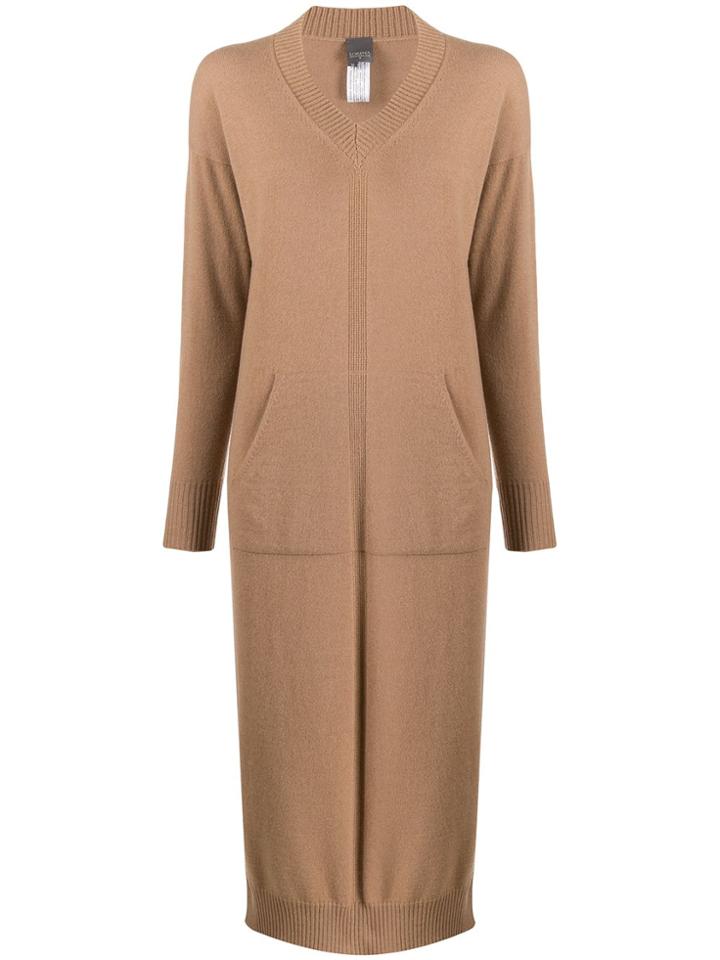 Lorena Antoniazzi Long-ling Jumper Dress - Brown