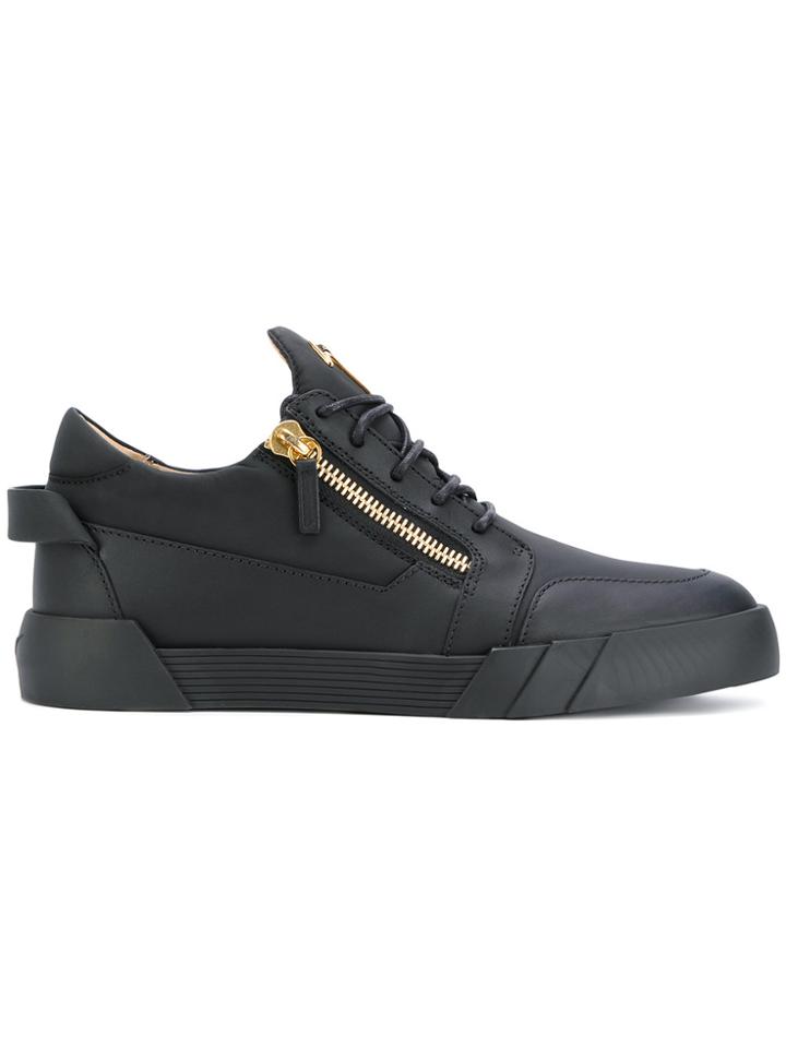 Giuseppe Zanotti Design Shark Low-top Sneakers - Black