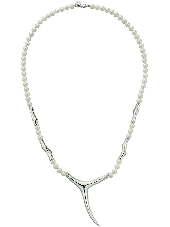 Shaun Leane 'silver Branch' Pearl Necklace, Women's, Metallic