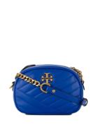 Tory Burch Quilted Crossbody Bag - Blue