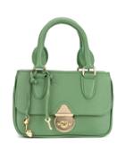 Sarah Chofakian Leather Bag, Women's, Green, Goat Skin
