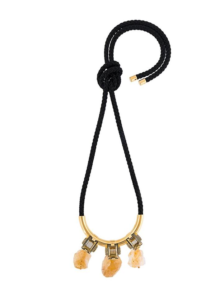 Marni Citrine Necklace, Women's, Black