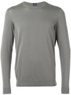 Drumohr - Crew Neck Jumper - Men - Cotton - 54, Grey, Cotton