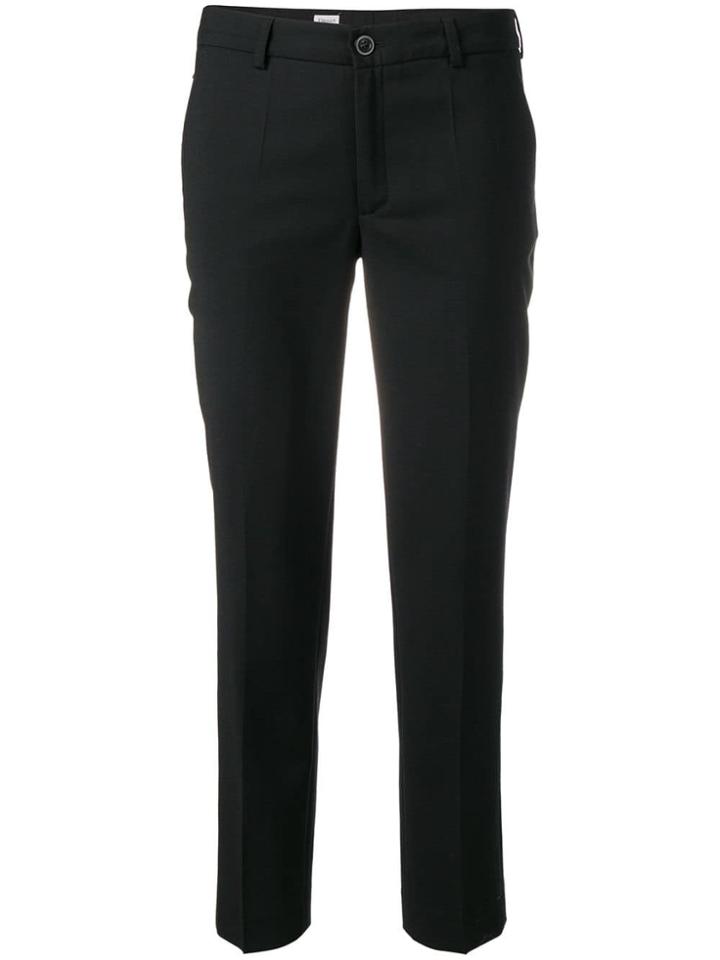 Filippa-k Classic Cropped Trousers - Black