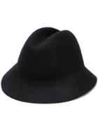 Isabel Benenato Trilby Hat - Black