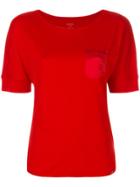 Marc Cain Pocket T-shirt - Red