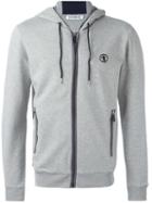 Bikkembergs Zipped Sport Jacket, Men's, Size: Medium, Grey, Cotton/spandex/elastane