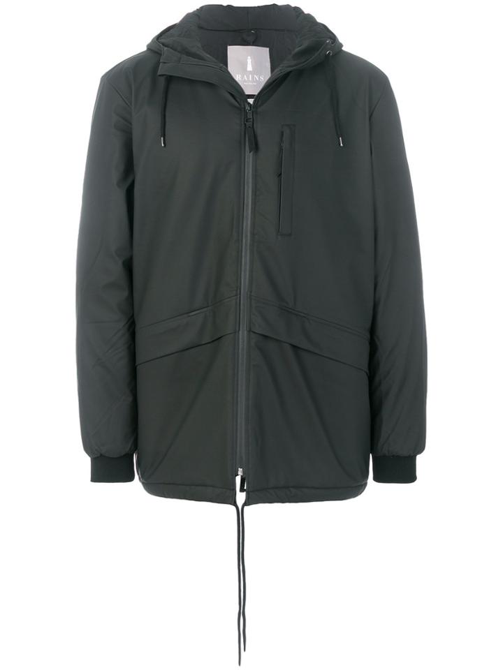 Rains N3 Parka Jacket - Black