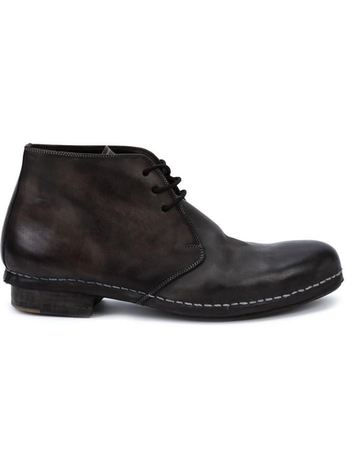 Mihara Yasuhiro Stitch Detail Desert Boots