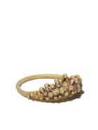Polly Wales 18kt Gold Diamond Petal Ring