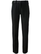 Victoria Beckham Tailored Textured Trousers - Black