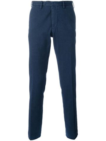 Biagio Sananiello Sport Chinos, Men's, Size: 46, Blue, Cotton/polyester/spandex/elastane
