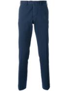 Biagio Sananiello Sport Chinos, Men's, Size: 46, Blue, Cotton/polyester/spandex/elastane