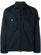 Stone Island Zipped Shirt Jacket - Blue