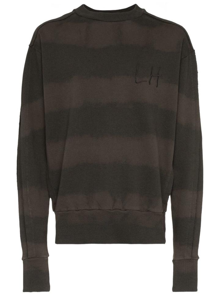 Liam Hodges Lh Bleach Strp Swt Crw - Black