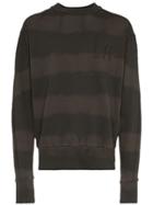 Liam Hodges Lh Bleach Strp Swt Crw - Black