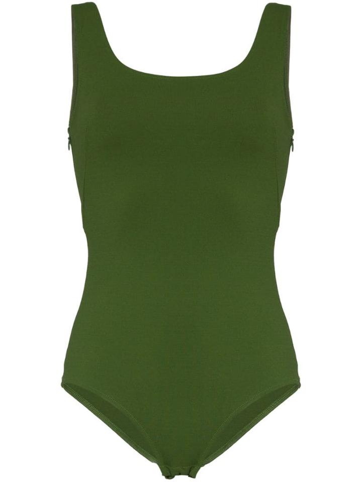 Vika Gazinskaya Scoop Neck Bodysuit - Green