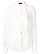 Elisabetta Franchi Stretch Button Shirt - White