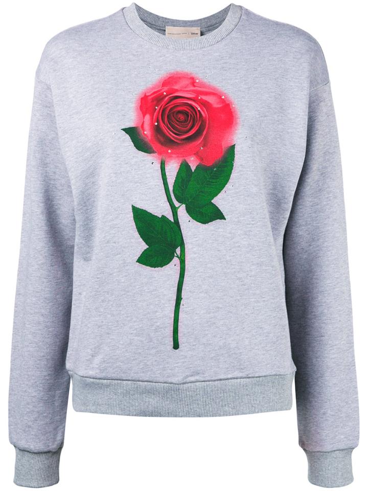 Christopher Kane 'beauty And The Beast' Sweatshirt - Grey