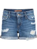 Joe S Jeans The Rolled Shorts, Women's, Size: 24, Blue, Cotton