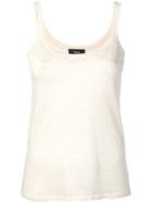 Theory Round Neck Tank Top - Neutrals