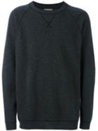 N.peal Felted Oversized Pullover, Men's, Size: Large, Grey, Cashmere