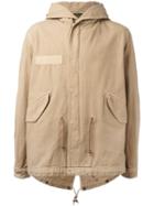 Mr & Mrs Italy Zipped Hooded Coat, Men's, Size: Medium, Brown, Cotton
