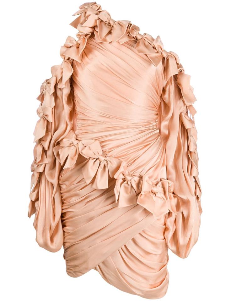 Zimmermann Multiple Bows One Shoulder Dress - Neutrals