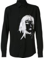 Yohji Yamamoto 'spangles' Shirt, Men's, Size: 3, Black, Polyester/wool