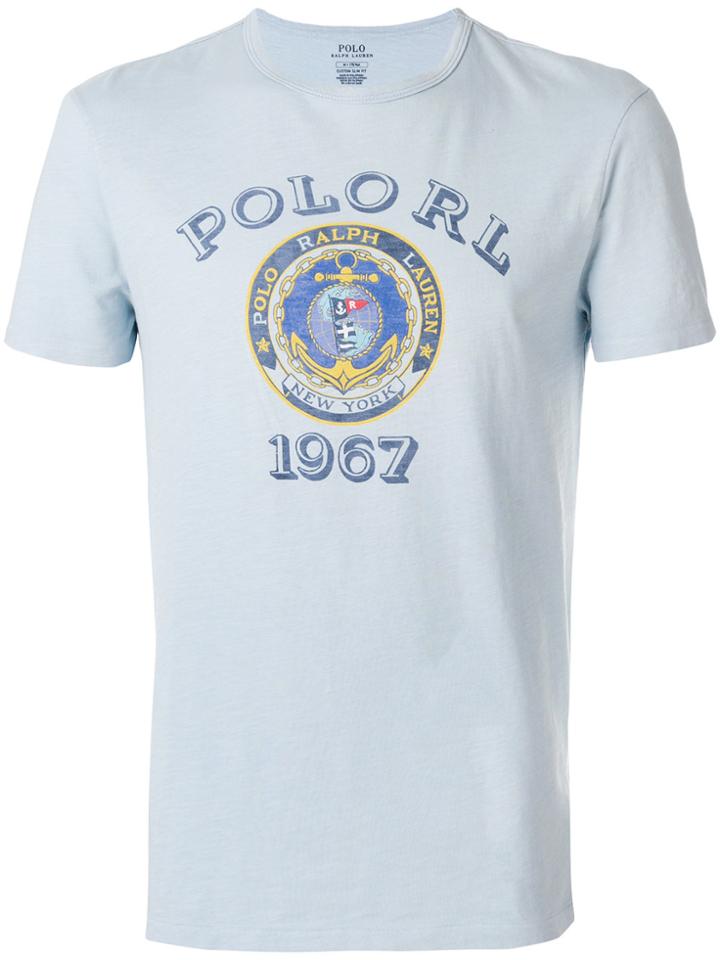 Polo Ralph Lauren Custom Slim-fit T-shirt - Blue