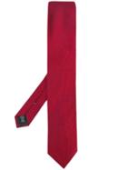 Ermenegildo Zegna Micro Geometric Pattern Tie - Red
