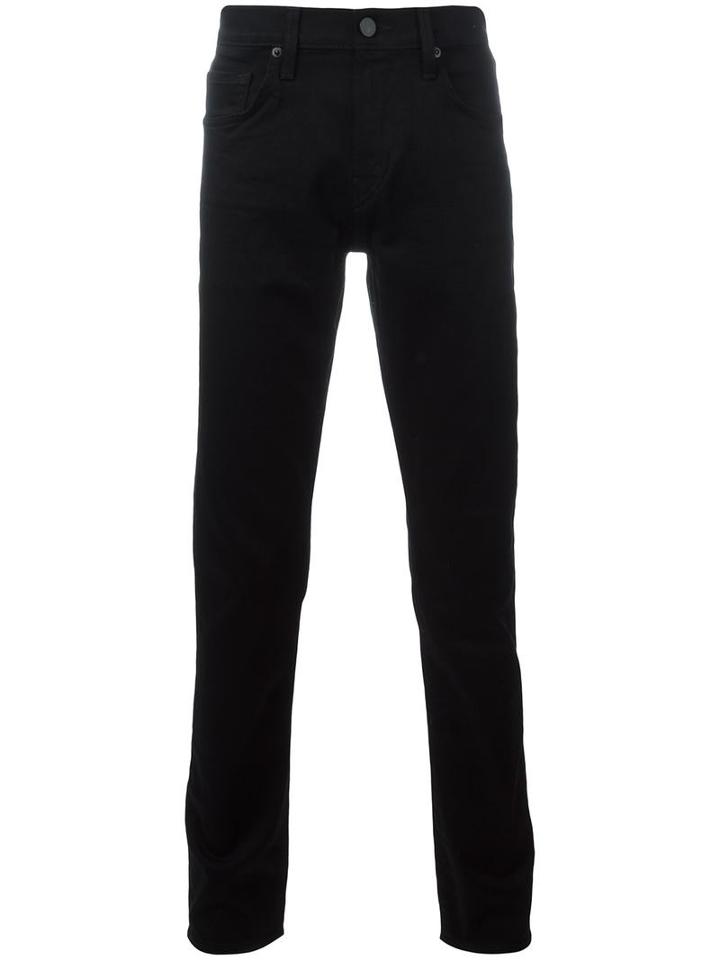 J Brand Slim-fit Jeans, Men's, Size: 30, Black, Cotton/polyester/spandex/elastane