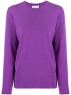 Be Blumarine Box-fit Sweatshirt - Purple